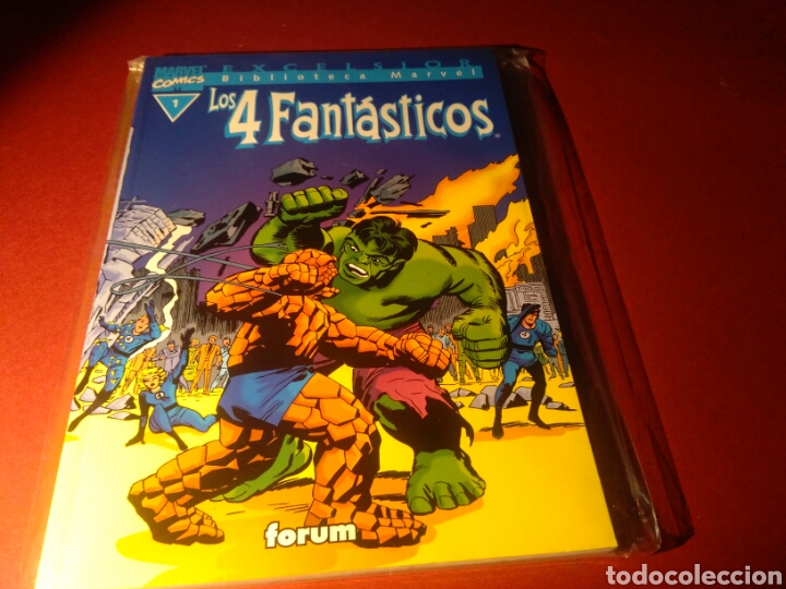 C&oacute;mics: LOS FANTASTICOS 1 BIBLIOTECA MARVEL EXCELENTE ESTADO FORUM - Foto 1