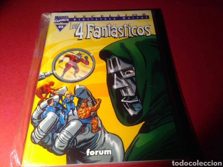 C&oacute;mics: LOS FANTASTICOS 3 BIBLIOTECA MARVEL EXCELENTE ESTADO FORUM - Foto 1