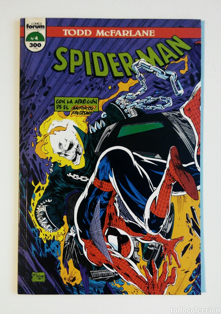 SPIDER-MAN SPIDERMAN TODD MCFARLANE NÚMERO 4 CON MOTORISTA FANTASMA (Tebeos y Comics - Forum - Spiderman)