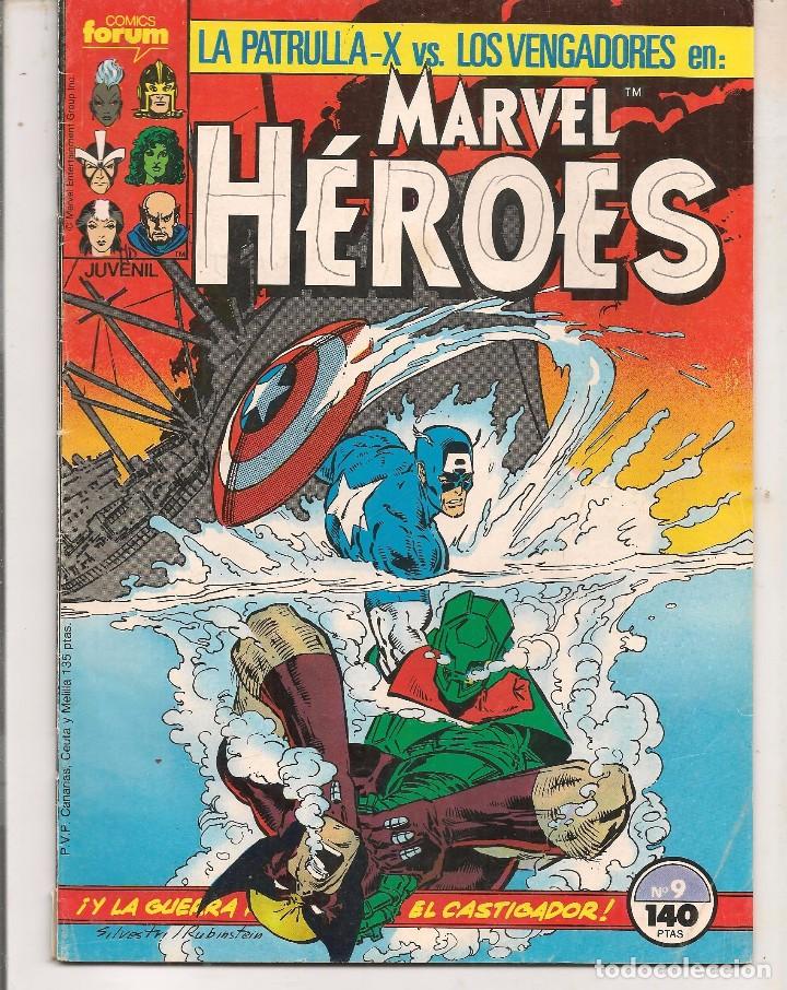 C&oacute;mics: MARVEL H&Eacute;ROES. N&ordm; 9. FORUM. (Z/C11) - Foto 1