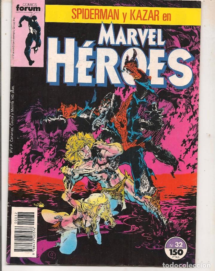 C&oacute;mics: MARVEL H&Eacute;ROES. N&ordm; 32. FORUM. (Z/C11) - Foto 1