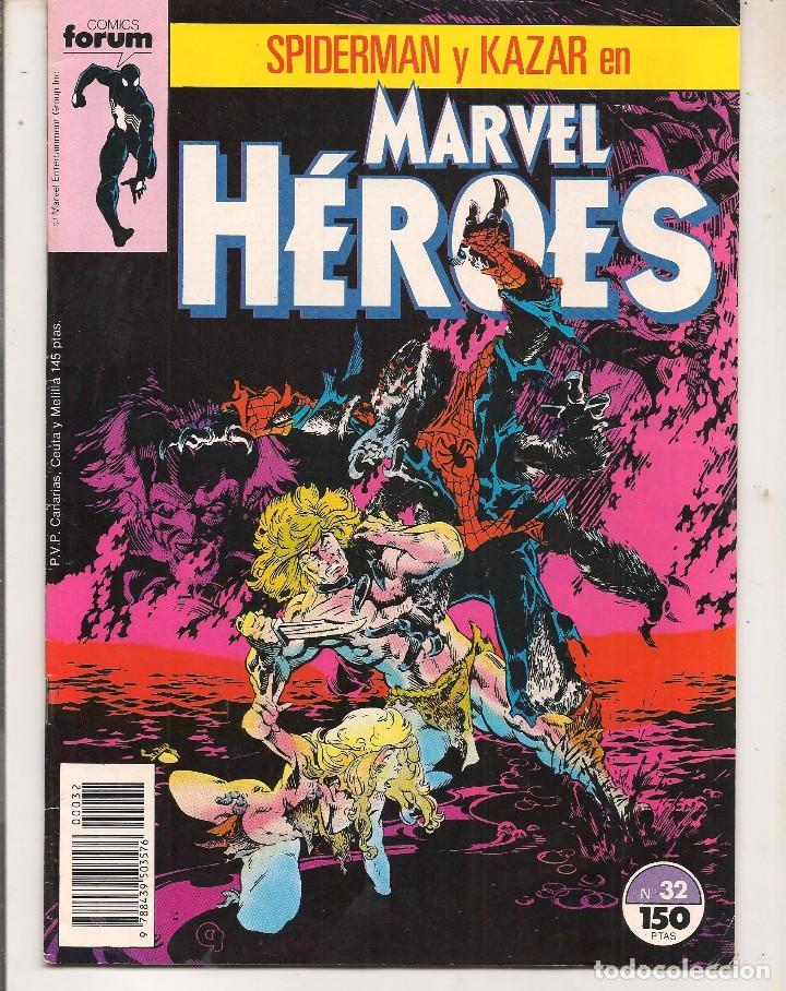 C&oacute;mics: MARVEL H&Eacute;ROES. N&ordm; 32. FORUM. (Z/C11) - Foto 1
