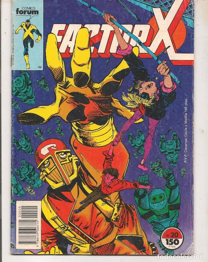 C&oacute;mics: FACTOR X. N&ordm; 20. FORUM. (C/A6) - Foto 1