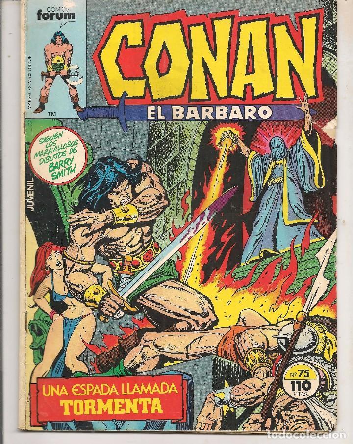 C&oacute;mics: CONAN, EL BARBARO. N&ordm; 75.  FORUM. (C/A6) - Foto 1