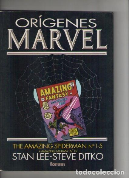 C&oacute;mics: Origenes Marvel-forum-stan lee-a&ntilde;o 1991-color-vol.1-2-3-4-formato prestige