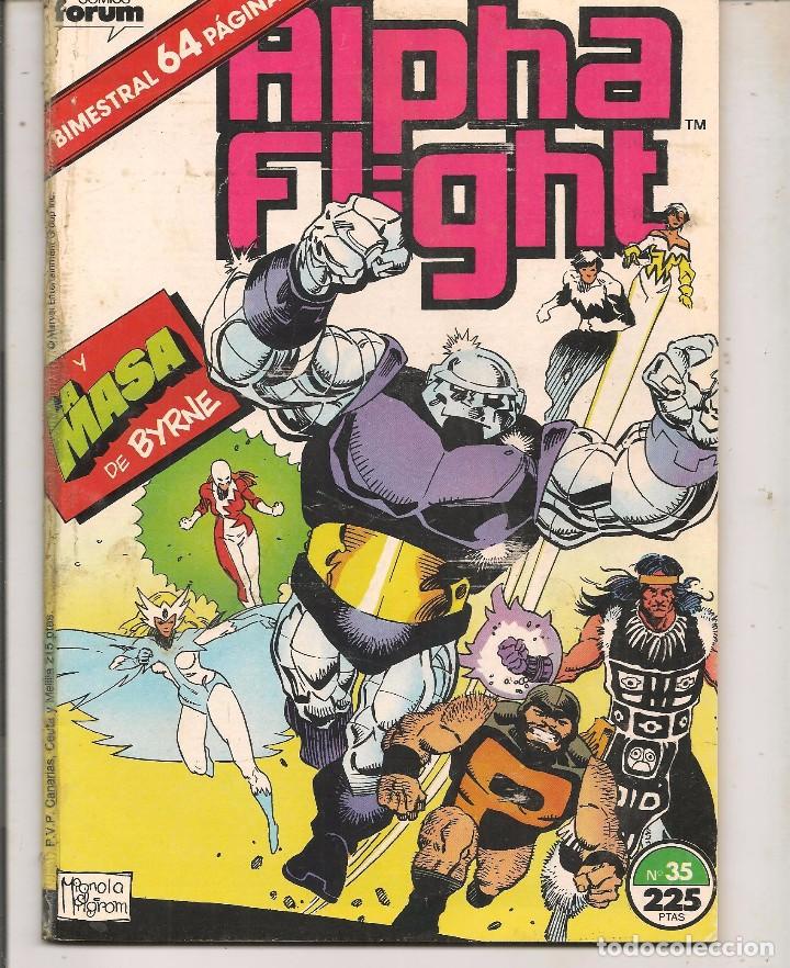 C&oacute;mics: ALPHA FLIGHT. N&ordm; 35. PROCEDENTE DE RETAPADO. FORUM. (MA)C/11 - Foto 1