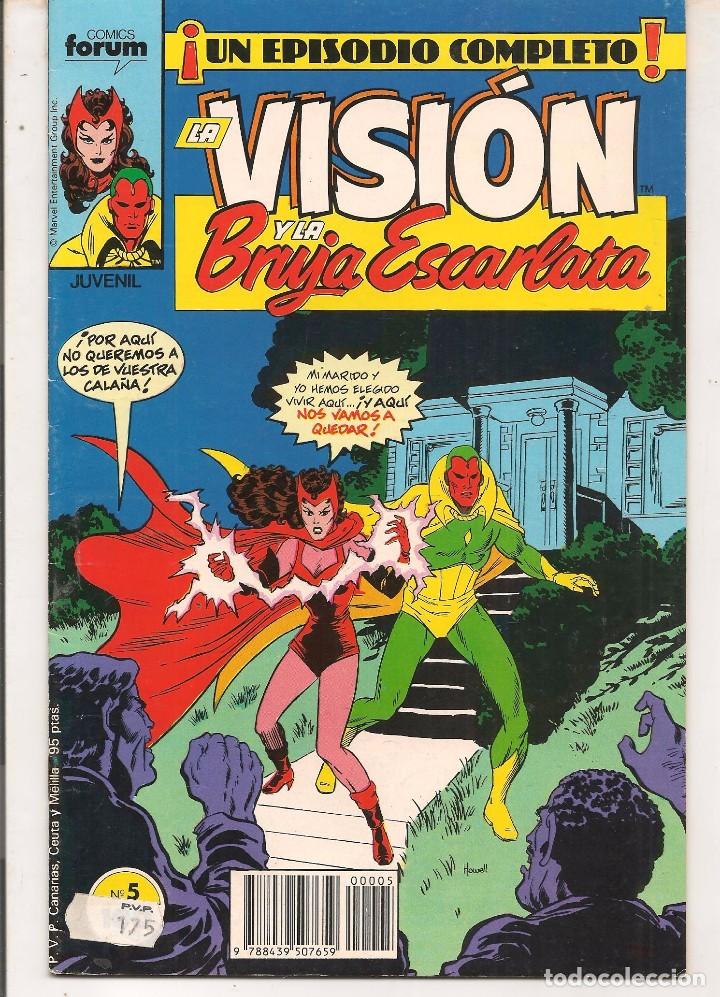 C&oacute;mics: LA VISI&Oacute;N Y LA BRUJA ESCARLATA. N&ordm; 5. FORUM. (MA)C/11 - Foto 1