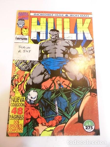 C&oacute;mics: COMIC HULK & IRON MAN NUMS 1 - PLANETA AGOSTINI - 1993 - Foto 1