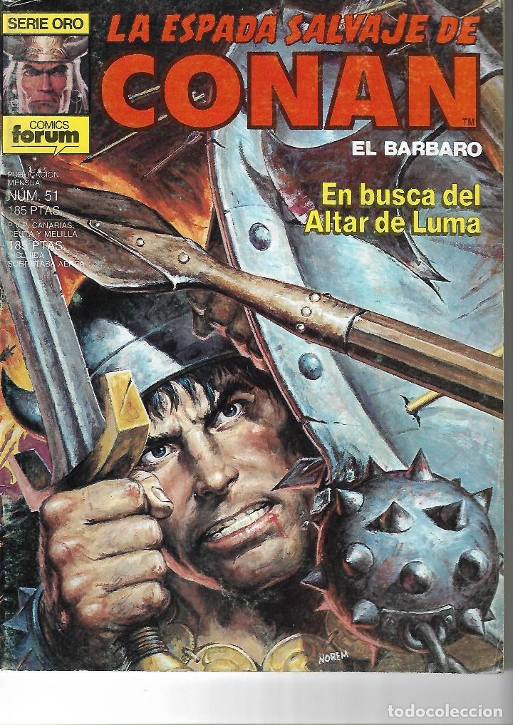 C&oacute;mics: espada salvaje de conan n&ordm; 51 primera edici&oacute;n - Foto 1