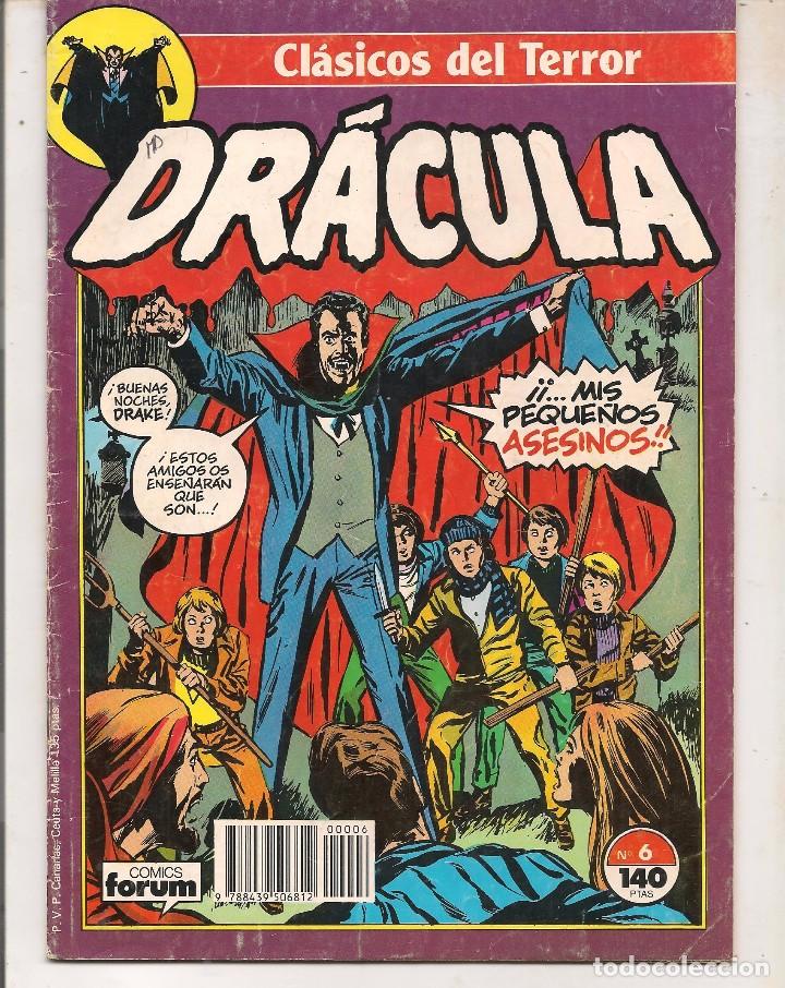 C&oacute;mics: CL&Aacute;SICOS DEL TERROR, N&ordm; 6. DR&Aacute;CULA.  FORUM. (RF.MA) C/9 - Foto 1