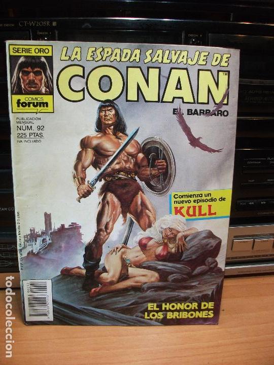 C&oacute;mics: LA ESPADA SALVAJE DE CONAN * EL HONOR DE LOS BRIBONES * NUM 92 - Foto 1