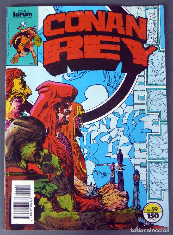 C&oacute;mics: Conan Rey n&ordm; 59 Traici&oacute;n 2&ordf; parte Ediciones Forum 1985 - Foto 1