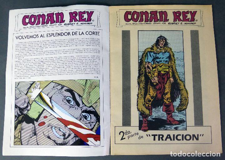 C&oacute;mics: Conan Rey n&ordm; 59 Traici&oacute;n 2&ordf; parte Ediciones Forum 1985 - Foto 2