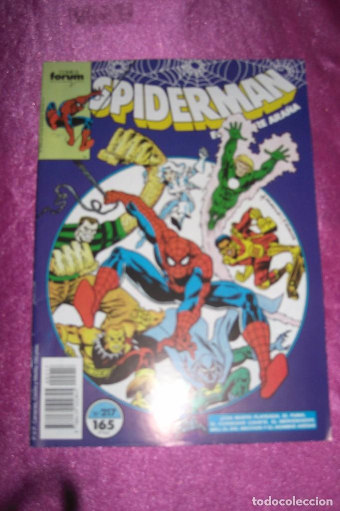 C&oacute;mics: SPIDERMAN N&ordm;217 DE 314 NUMEROS 1&ordf; EDICION FORUM - Foto 1