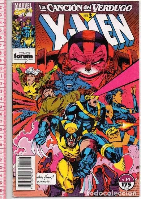 C&oacute;mics: D50 X-MEN N&ordm; 14 A&Ntilde;O 1993 EDITORIAL PLANETA COMICS FORUM MARVEL - Foto 1