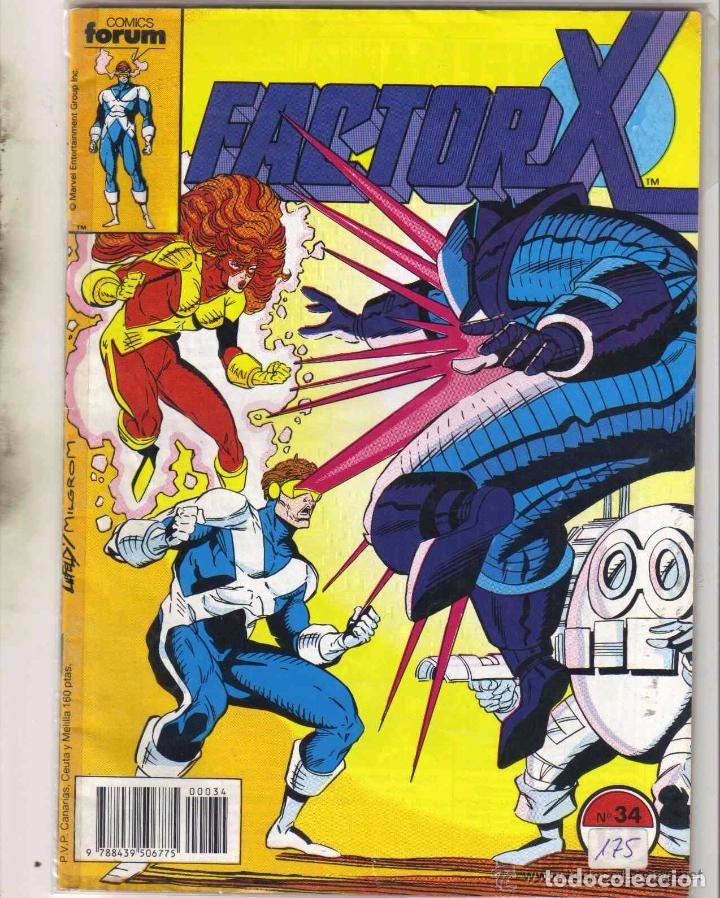 C&oacute;mics: COMIC FORUM 1990 FACTOR X VOL1 N&ordm; 34 (BUEN ESTADO) - Foto 1
