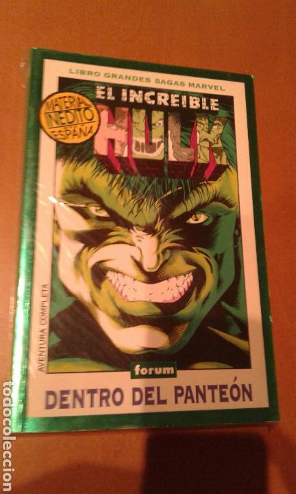 C&oacute;mics: libro grandes sagas marvel :el increible hulk 1 - dentro del pante&oacute;n - Foto 1