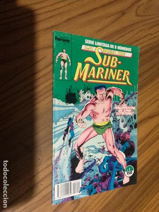 Comics: LA SAGA DE SUBMARINER 1. SERIE LIMITADA DE 8 N&Uacute;MEROS. BUEN ESTADO. GRAPA