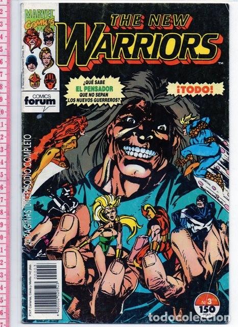 C&oacute;mics: D50 THE NEW WARRIORS N&ordm; 3 A&Ntilde;O 1991 EDITORIAL PLANETA COMICS FORUM MARVEL