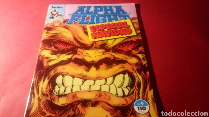 C&oacute;mics: ALPHA FLIGHT 9 EXCELENTE ESTADO ESPECIAL NAVIDAD FORUM - Foto 1