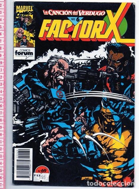 C&oacute;mics: D50 FACTOR X N&ordm; 69 A&Ntilde;O 1993 EDITORIAL PLANETA COMICS FORUM MARVEL - Foto 1