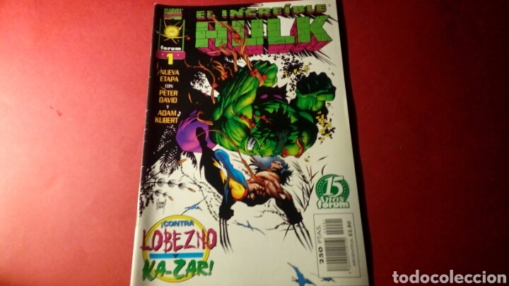 C&oacute;mics: EL INCREIBLE HULK 1 VOL 3 EXCELENTE ESTADO FORUM - Foto 1