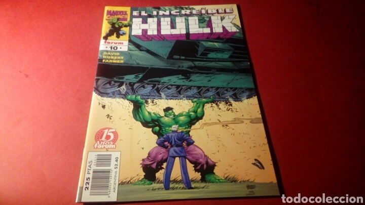 C&oacute;mics: EL INCREIBLE HULK 10 VOL 3 EXCELENTE ESTADO FORUM - Foto 1