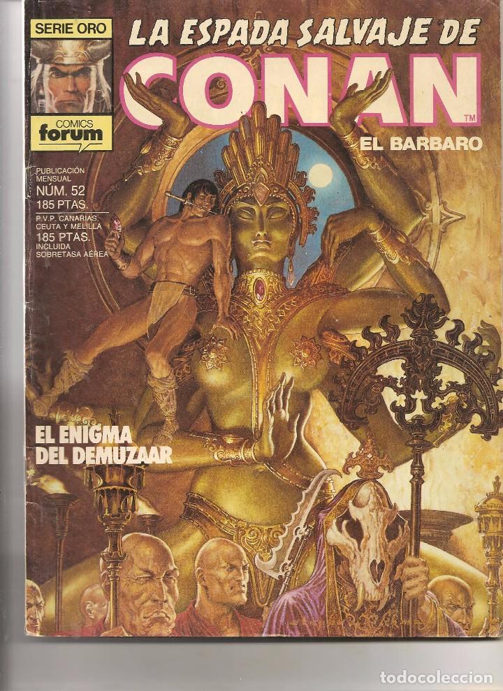 C&oacute;mics: LA ESPADA SALVAJE DE CONAN. N&ordm; 52. FORUM (C/A49) - Foto 1