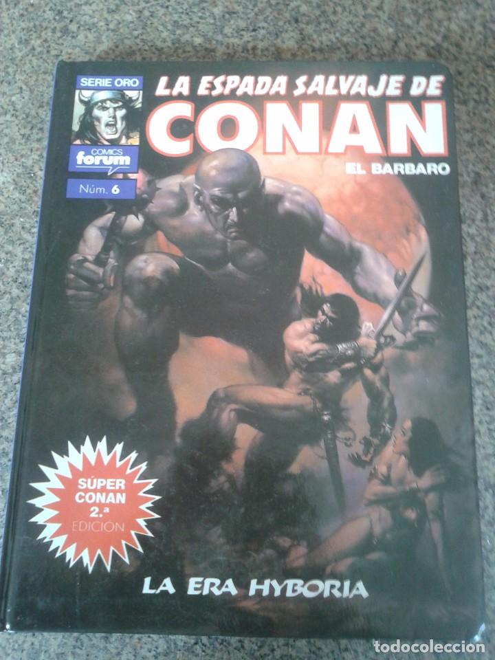 C&oacute;mics: SUPER CONAN -- N&ordm; 6 -- LA ESPADA SALVAJE DE CONAN -- 2&ordf; EDICION -- FORUM -- - Foto 1