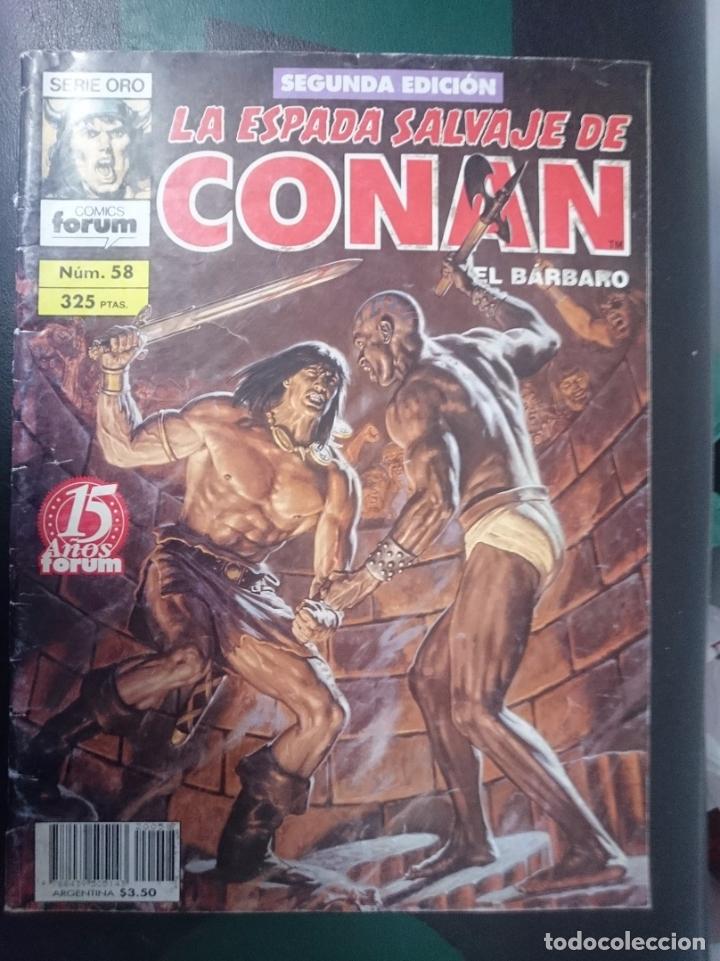 C&oacute;mics: FORUM -LA ESPADA SALVAJE DE CONAN EL BARBARO -N 58 - Foto 1