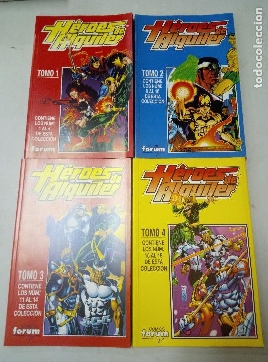 C&oacute;mics: FORUM. H&Eacute;ROES DE ALQUILER COMPLETA 4 TOMOS. - Foto 1
