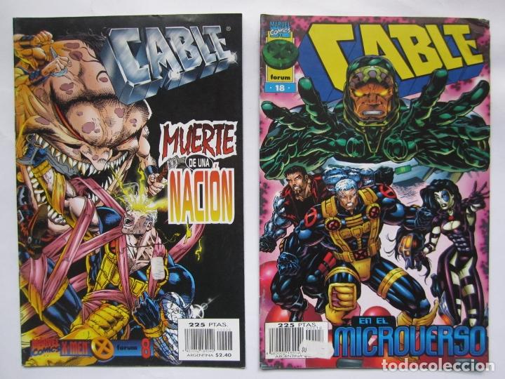 C&oacute;mics: COMICS CABLE N&ordm; 8 Y N&ordm; 18 EDICIONES FORUM MARVEL PLANETA DeAGOSTINI COMICS TEBEO COMIC - Foto 1