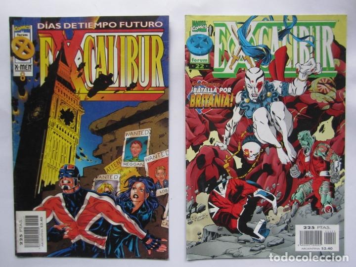C&oacute;mics: COMICS EXCALIBUR N&ordm; 8 Y N&ordm; 22 EDICIONES FORUM MARVEL COMICS TEBEO COMIC - Foto 1