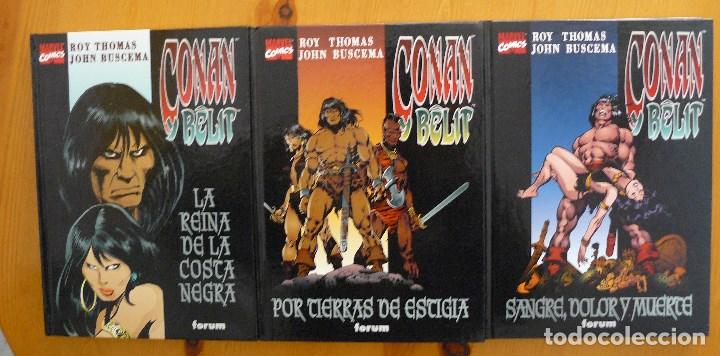 C&oacute;mics: conan y belith 1 y 3 (falta el 2) roy thomas john buscema - Foto 1