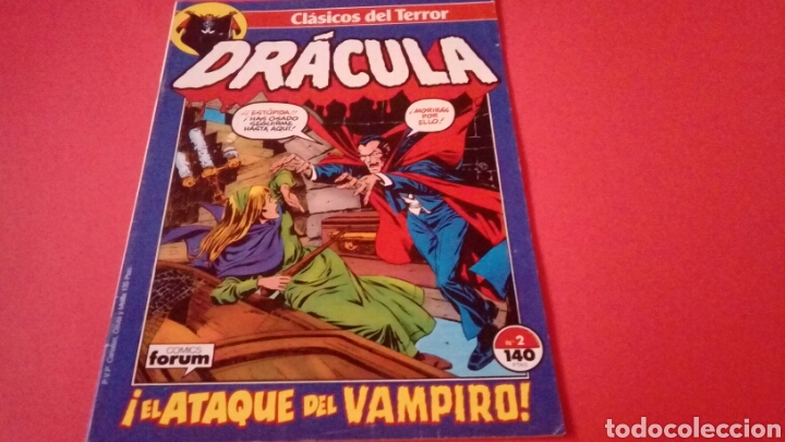 C&oacute;mics: DRACULA 2 CLASICOS DEL TERROR EXCELENTE ESTADO FORUM - Foto 1
