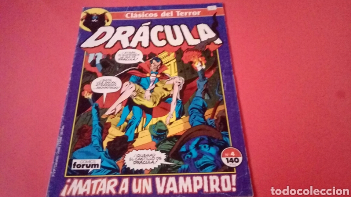 C&oacute;mics: DRACULA 4 CLASICOS DEL TERROR EXCELENTE ESTADO FORUM - Foto 1