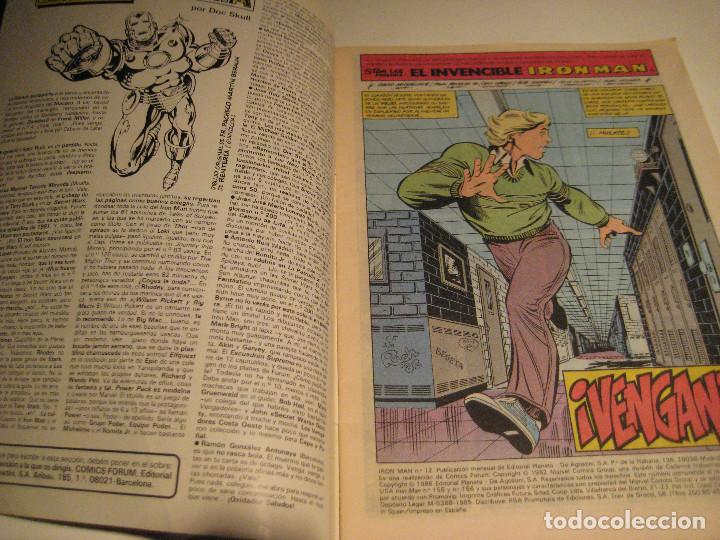 Cómics: IRON MAN Nº12 Y VENGADORES Nº 18, FORUM, 1985, BUEN ESTADO - Foto 2 - 87555720