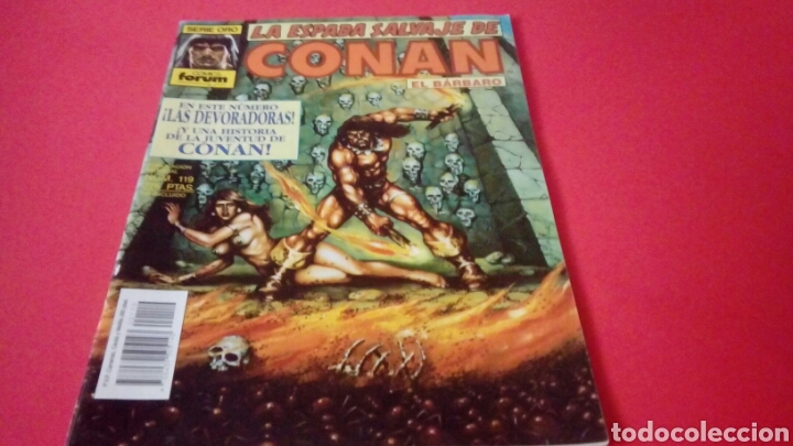 C&oacute;mics: LA ESPADA DE CONAN EL BARBARO 119 EXCELENTE ESTADO FORUM - Foto 1