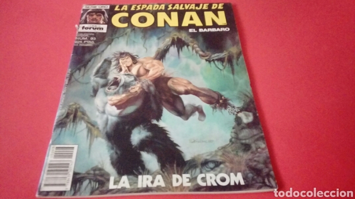 C&oacute;mics: LA ESPADA DE CONAN EL BARBARO 93 EXCELENTE ESTADO FORUM - Foto 1