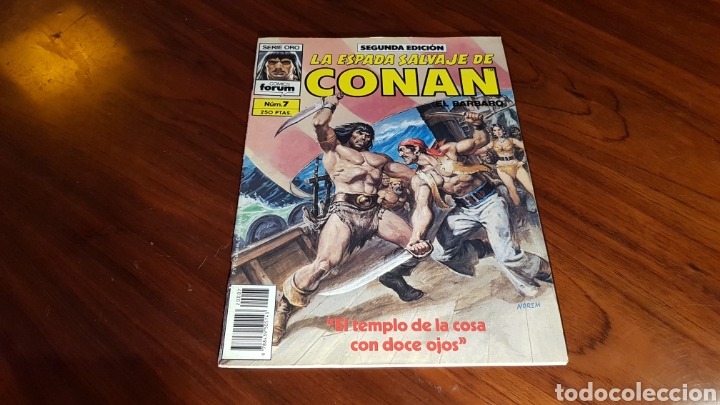 C&oacute;mics: LA ESPADA DE CONAN EL BARBARO 7 EXCELENTE ESTADO FORUM - Foto 1