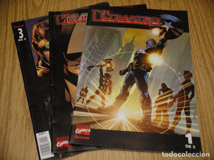 C&oacute;mics: The Ultimates, vol.1, colecci&oacute;n completa, 3 n&uacute;meros, ed. Forum Marvel - Foto 1