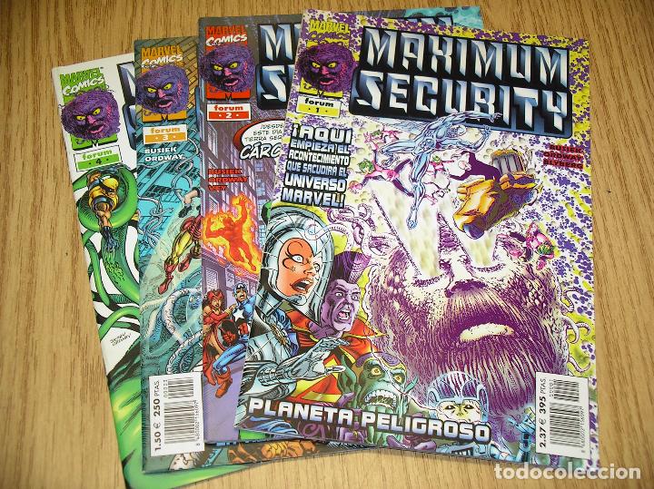 C&oacute;mics: Maximun Security, colecci&oacute;n completa, 4 n&uacute;meros, ed. Forum Marvel - Foto 1