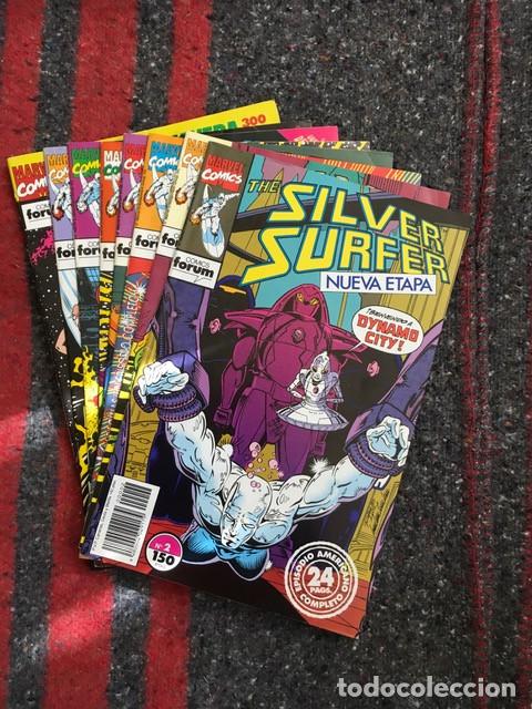 C&oacute;mics: Lote Silver Surfer n&ordm;s 2 3 4 7 8 - Foto 1