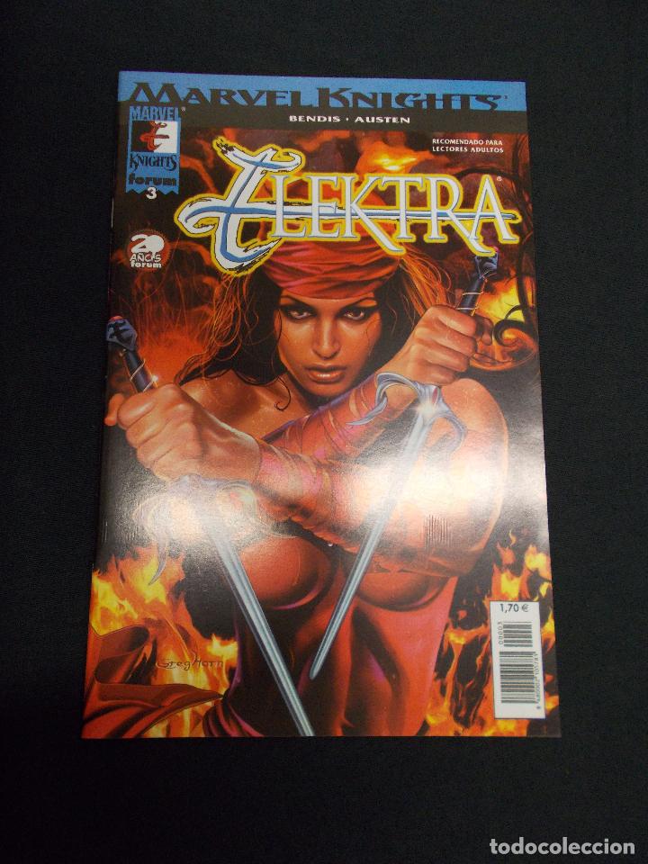 C&oacute;mics: MARVEL KNIGHTS - ELEKTRA - N&ordm; 3 - FORUM - - Foto 1