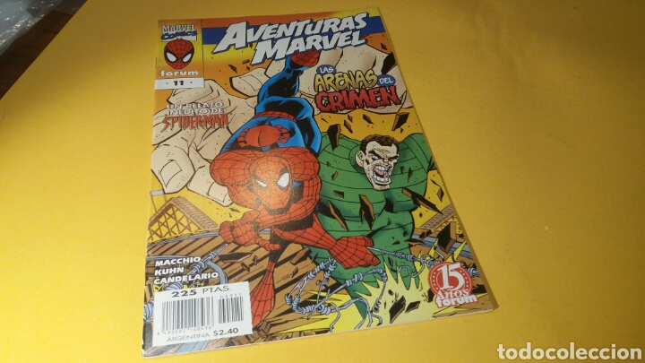 C&oacute;mics: AVENTURAS MARVEL 11 EXCELENTE ESTADO FORUM - Foto 1