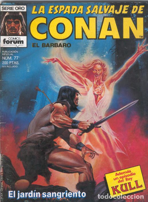 C&oacute;mics: La Espada Salvaje de Conan 1&ordf; edici&oacute;n. n&ordm; 77 - Foto 1