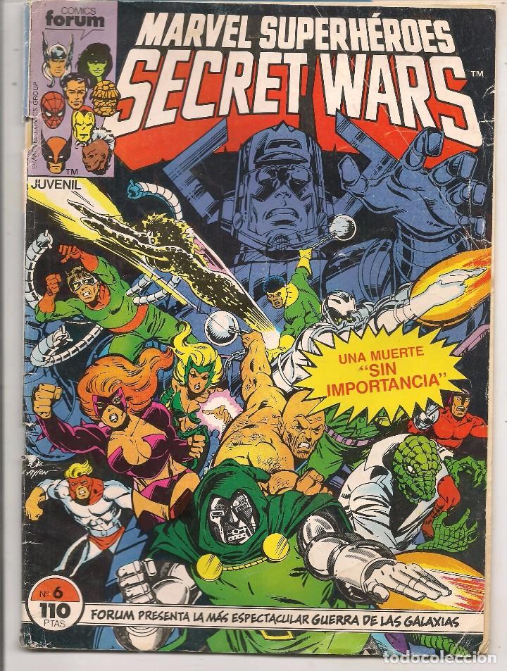 C&oacute;mics: MARVEL SUPERH&Eacute;ROES. SECRET WARS. N&ordm; 6. FORUM. (C/A54) - Foto 1