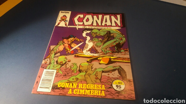C&oacute;mics: CONAN EL BARBARO 40 EXCELENTE ESTADO FORUM - Foto 1