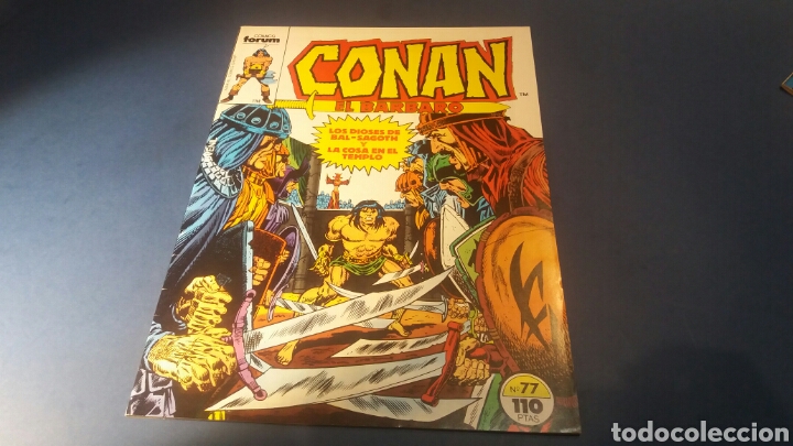 C&oacute;mics: CONAN EL BARBARO 77 EXCELENTE ESTADO FORUM - Foto 1