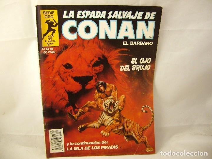 C&oacute;mics: LA ESPADA SALVAJE DE CONAN N&ordm; 18 PRIMERA EDICION - Foto 1
